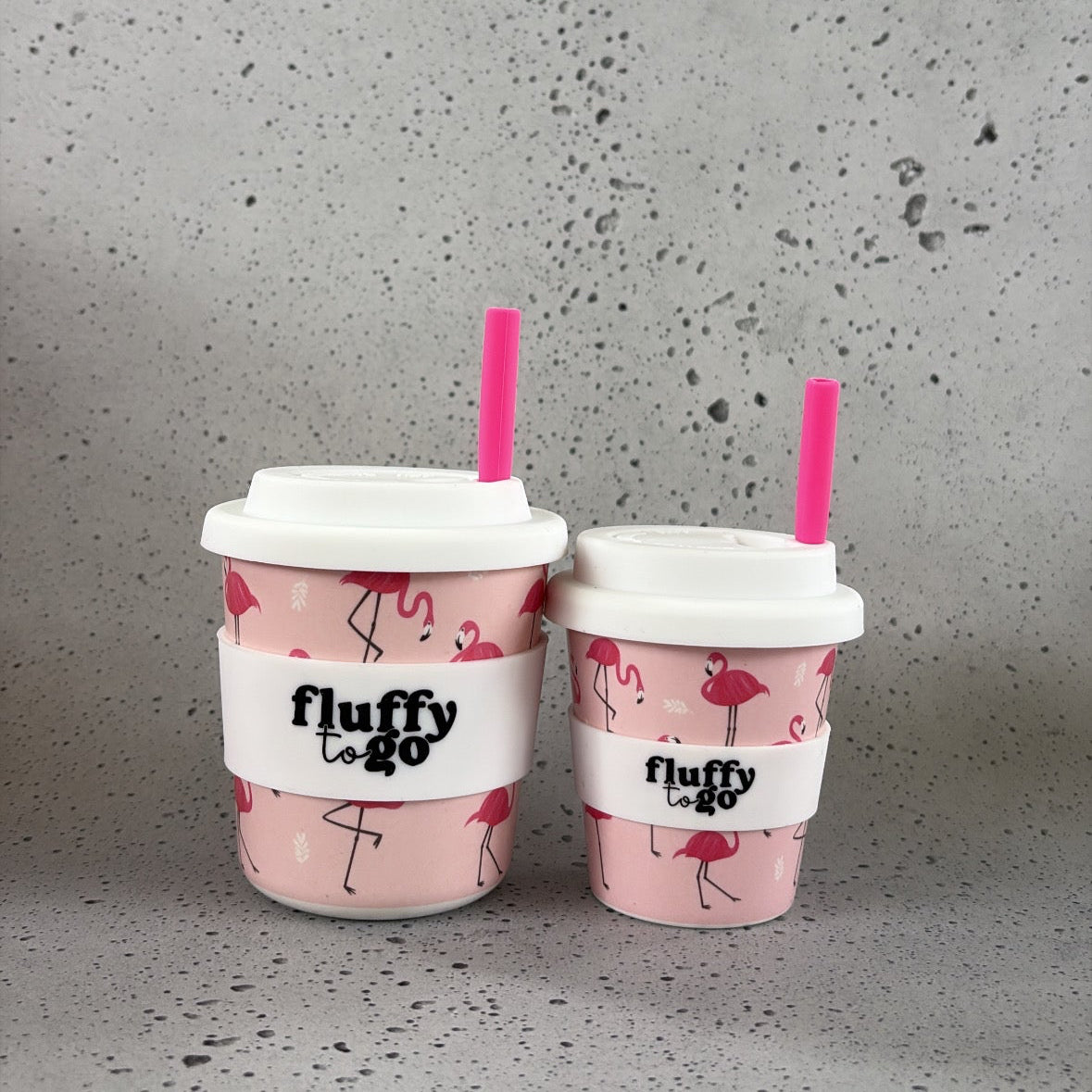 Flamingo Fluffy Cup
