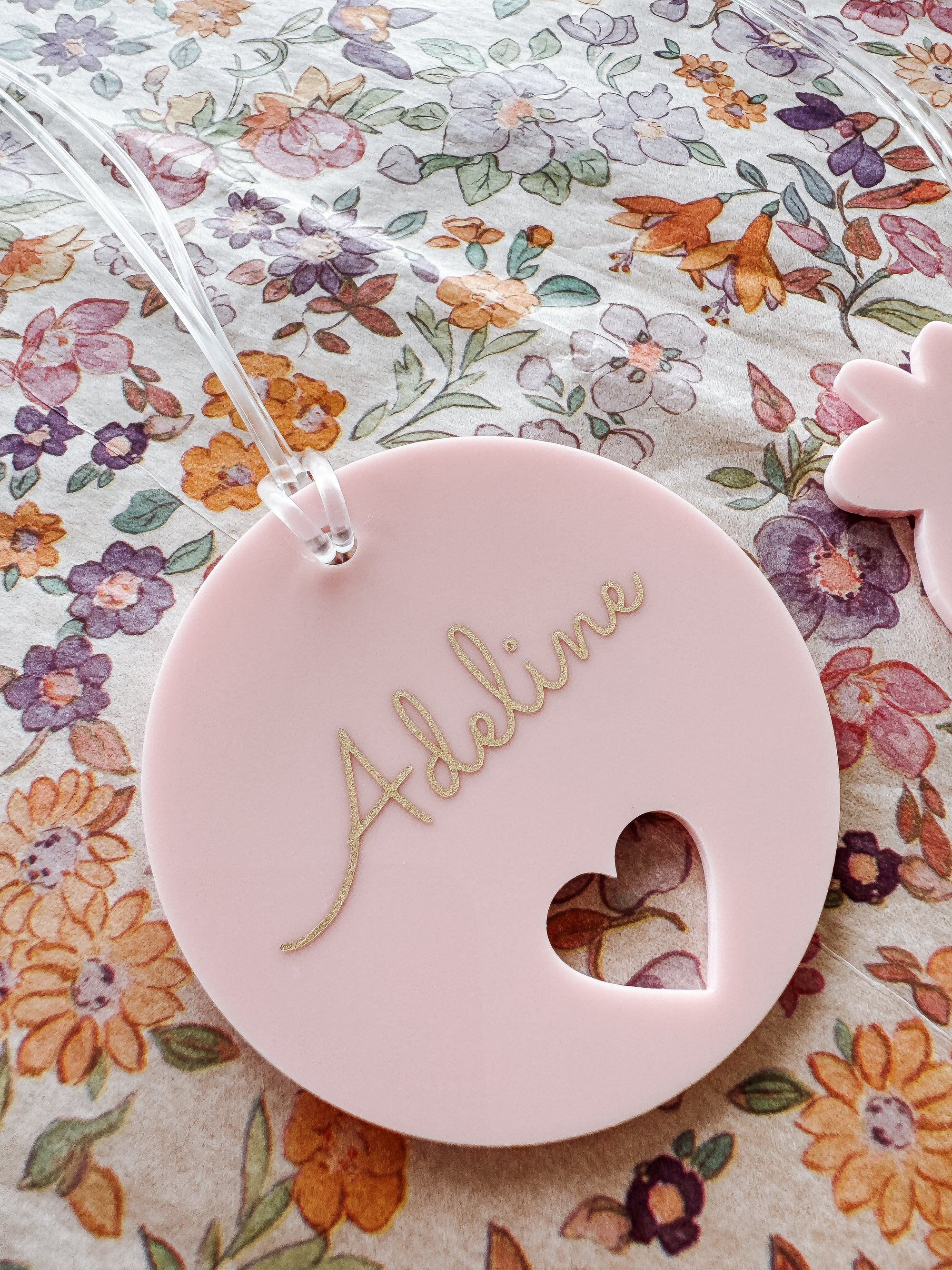 PERSONALISED ACRYLIC BAG TAG