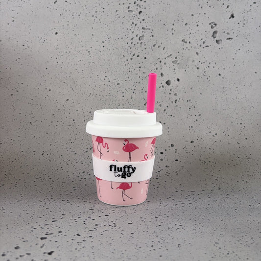 Flamingo Fluffy Cup