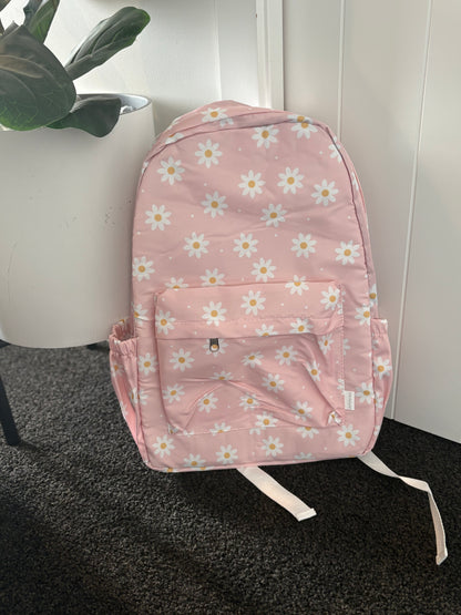 Pink Daisy Backpack
