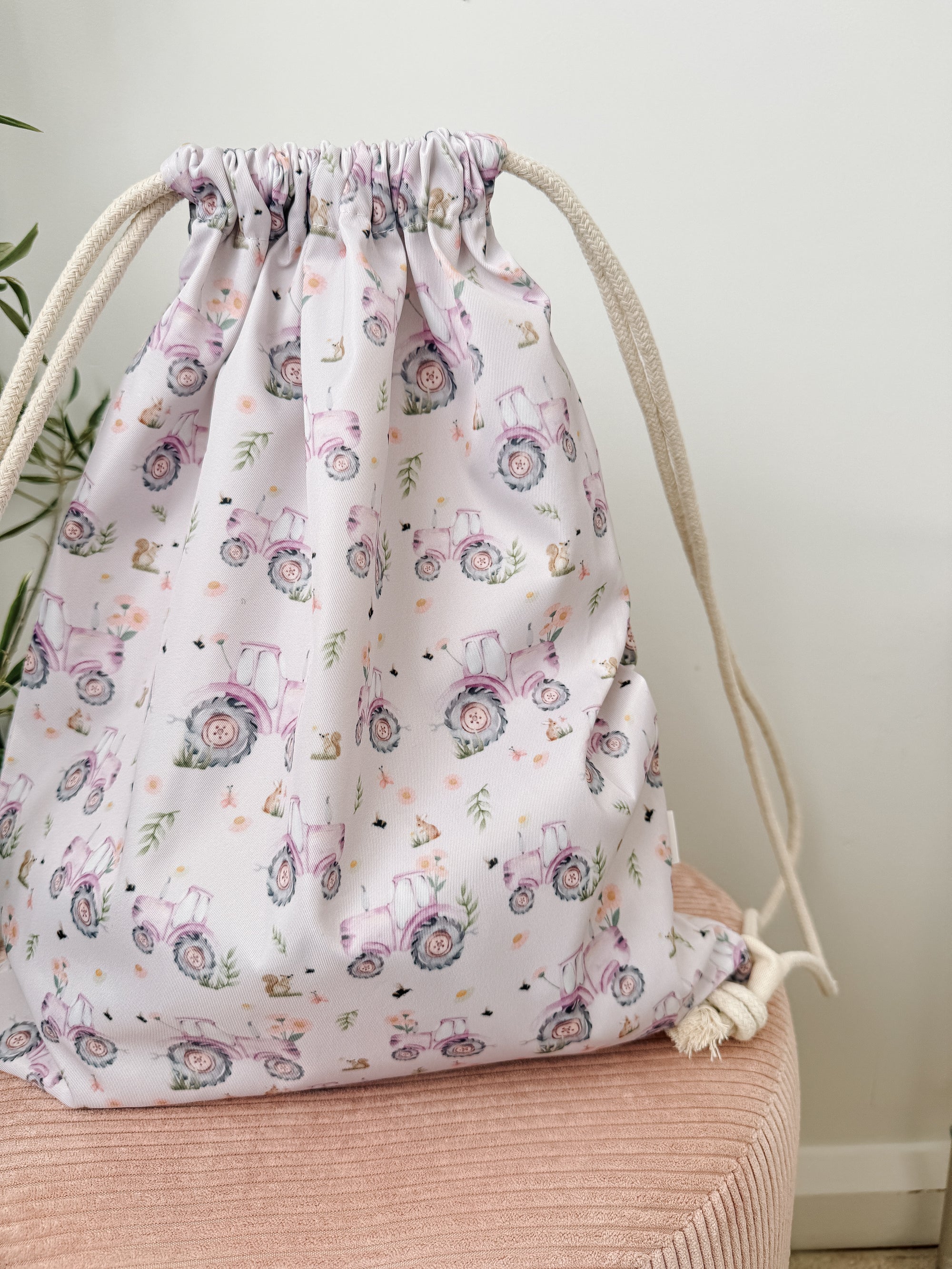 Tractor Girl Swim Bag
