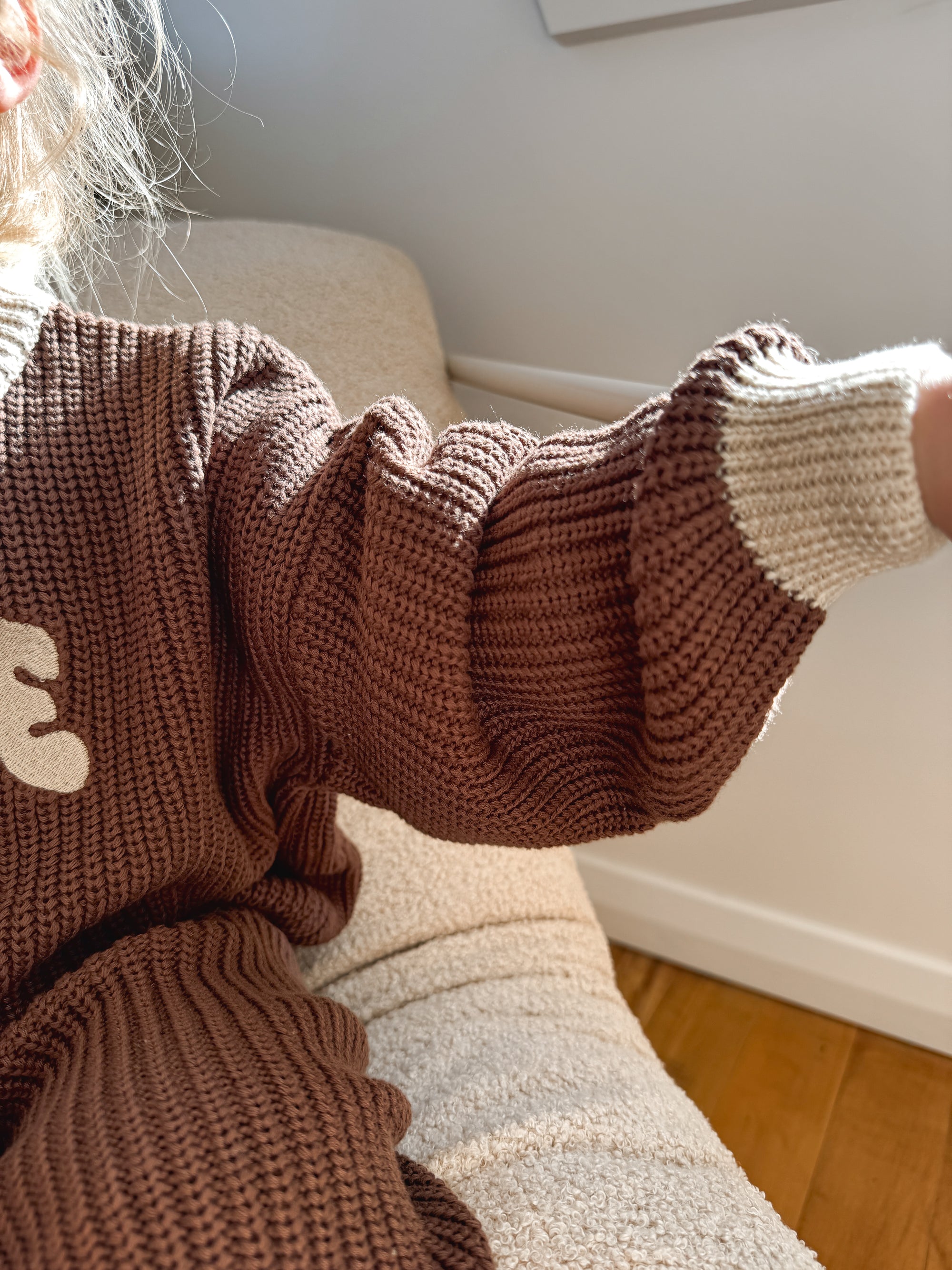 Cozy Club Knit | Jumper- Chocolate