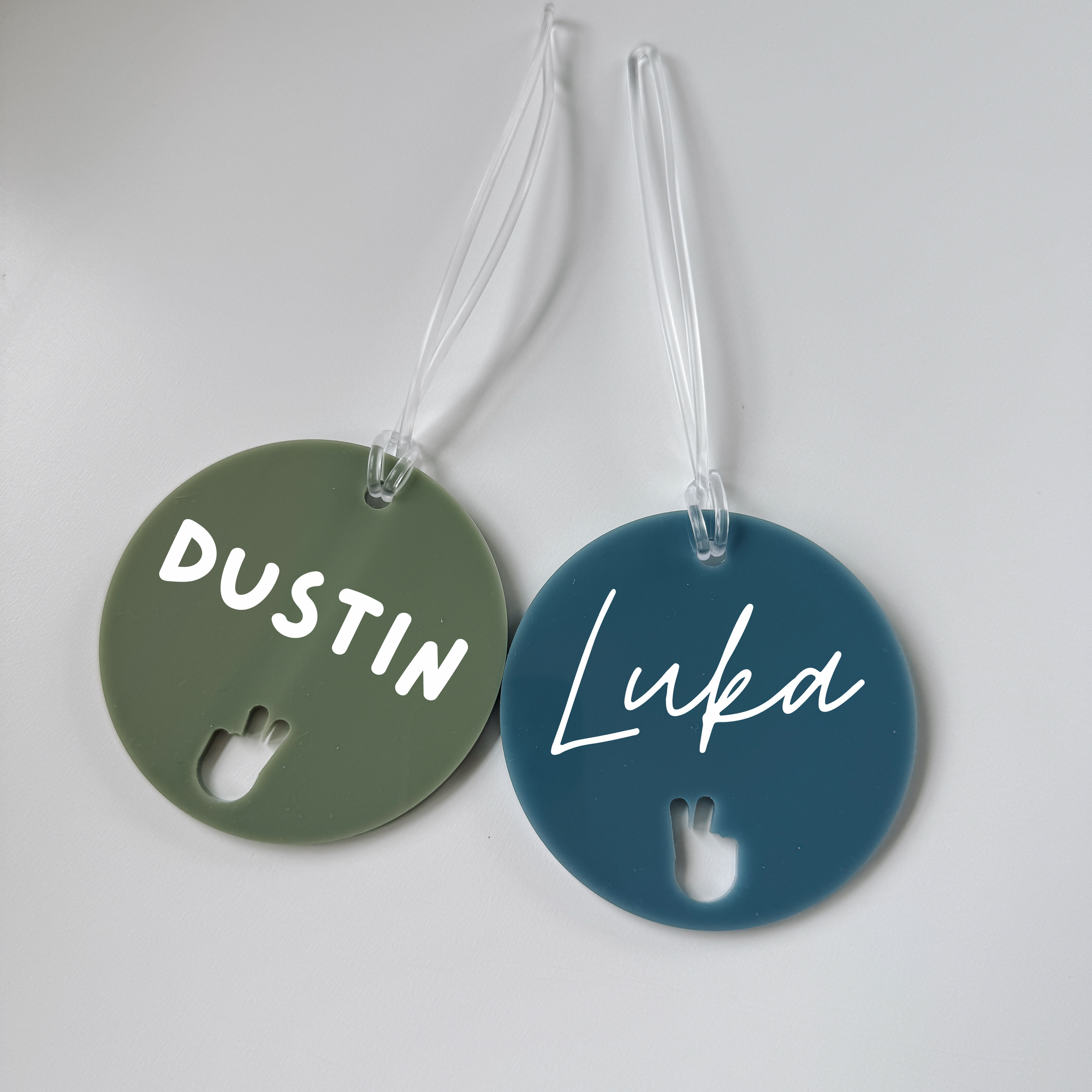 Personalized Acrylic Bag Tag