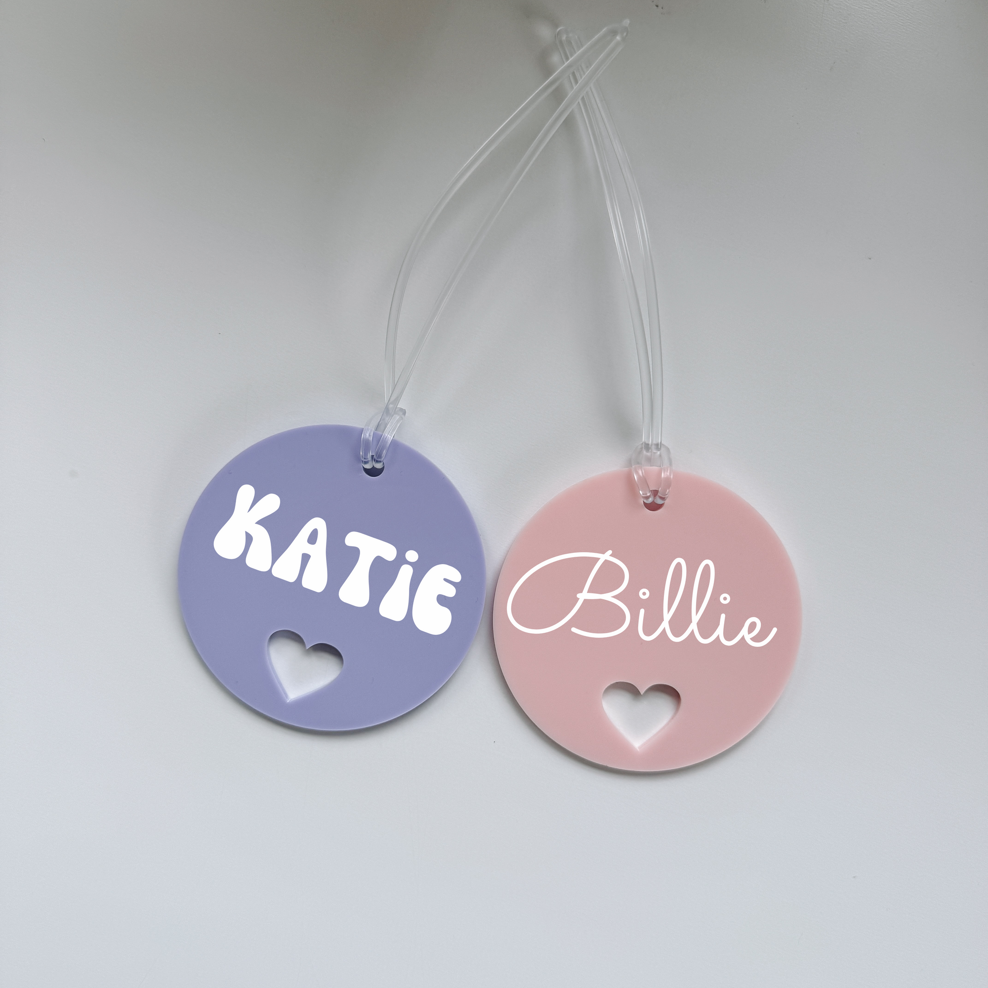 PERSONALISED ACRYLIC BAG TAG