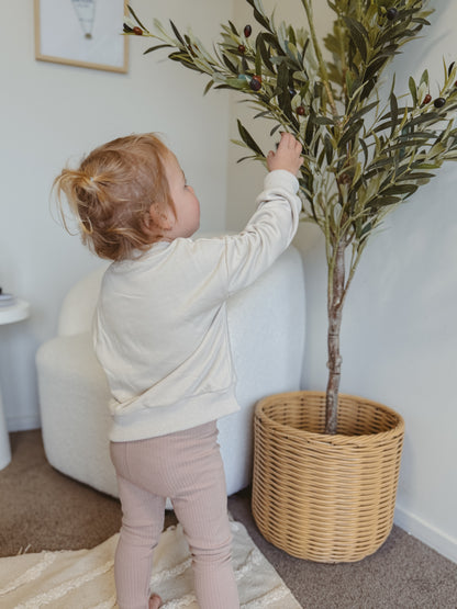 Organic Cotton Leggings | Dusty Pink