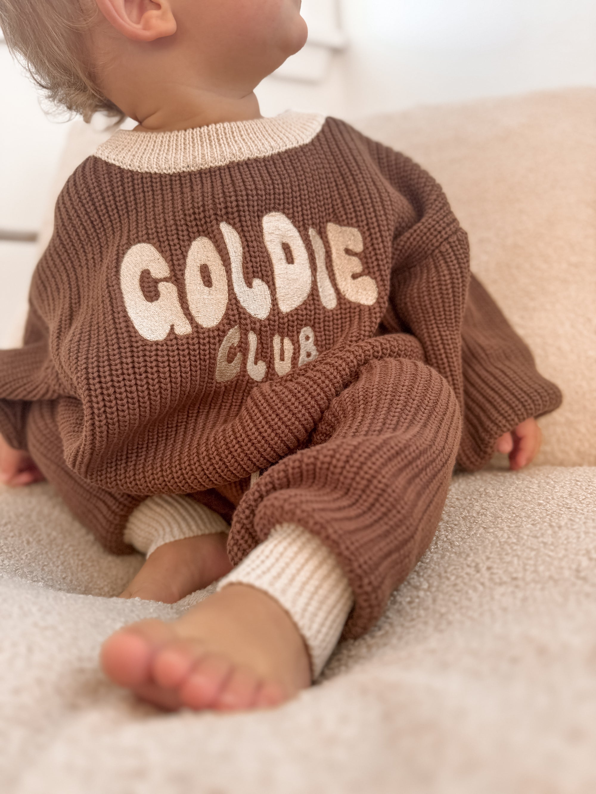 Cozy Club Knit | Pants - Chocolate
