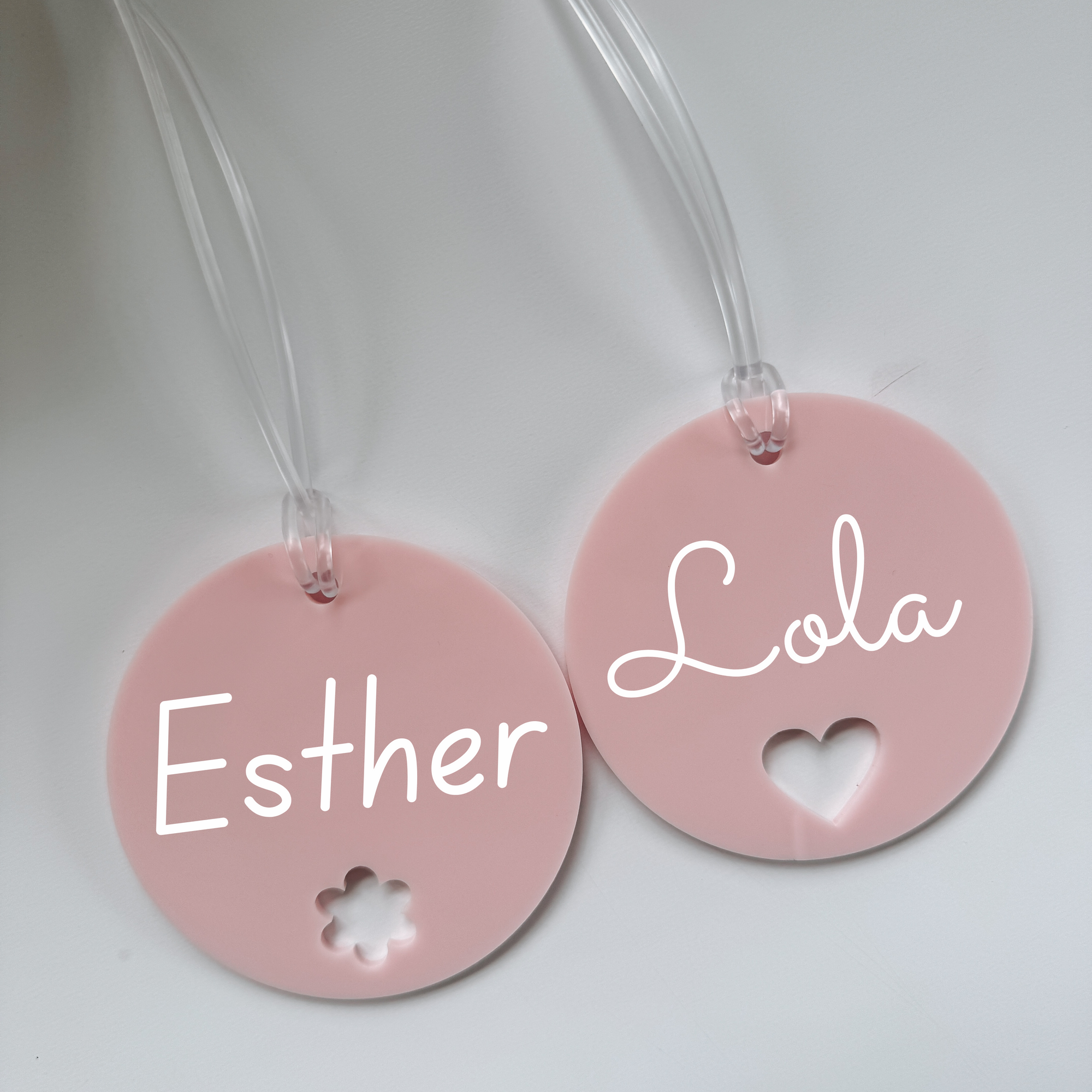 PERSONALISED ACRYLIC BAG TAG