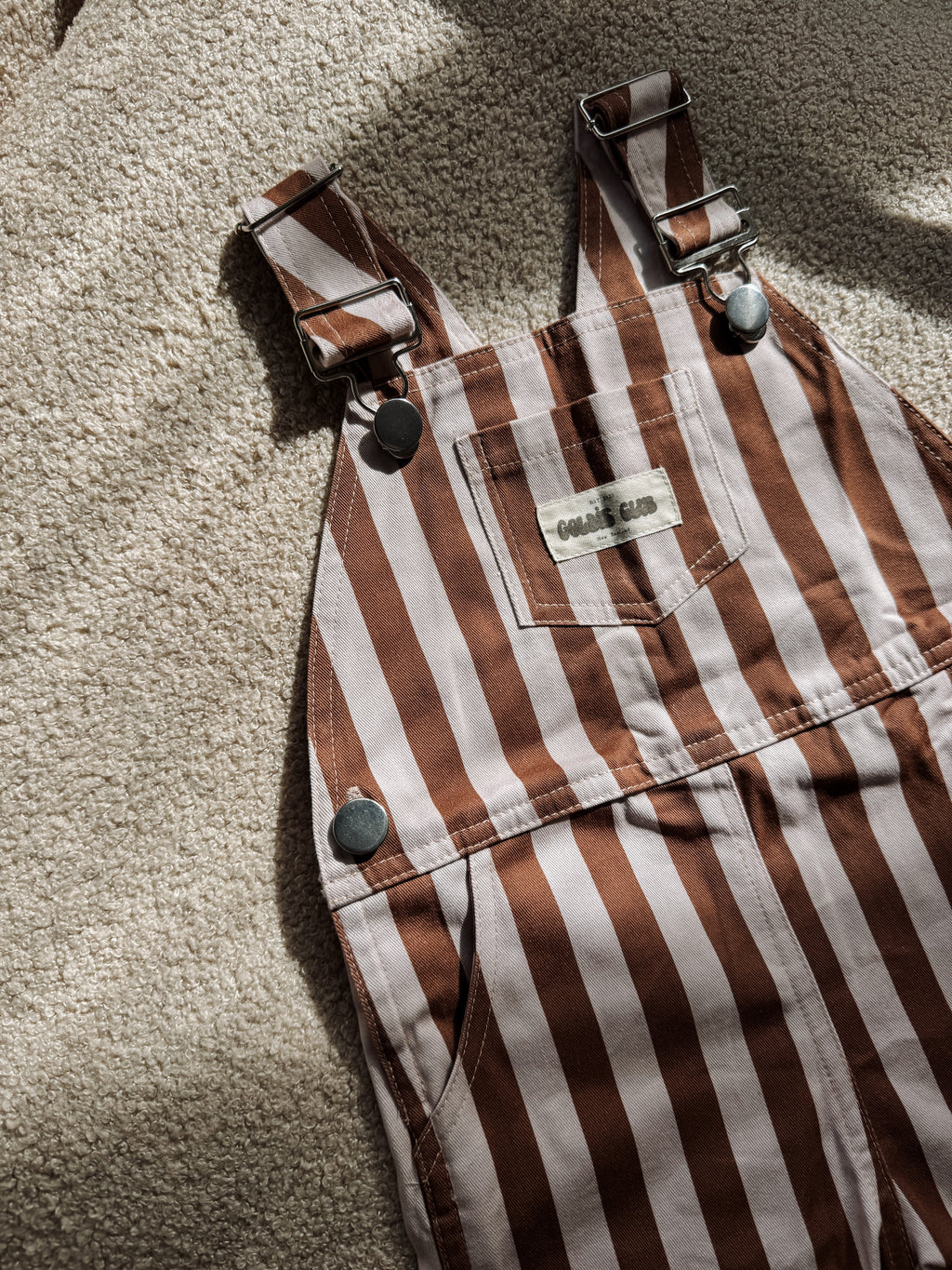 Toffee Stripe Overall's