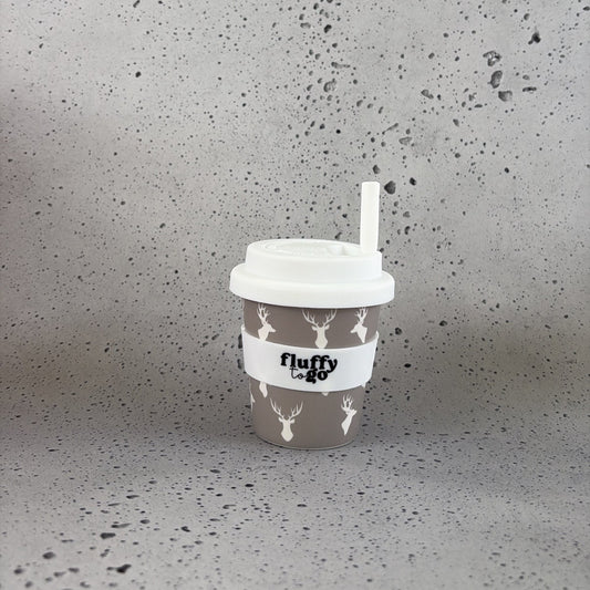 Deer Head Fluffy Cup