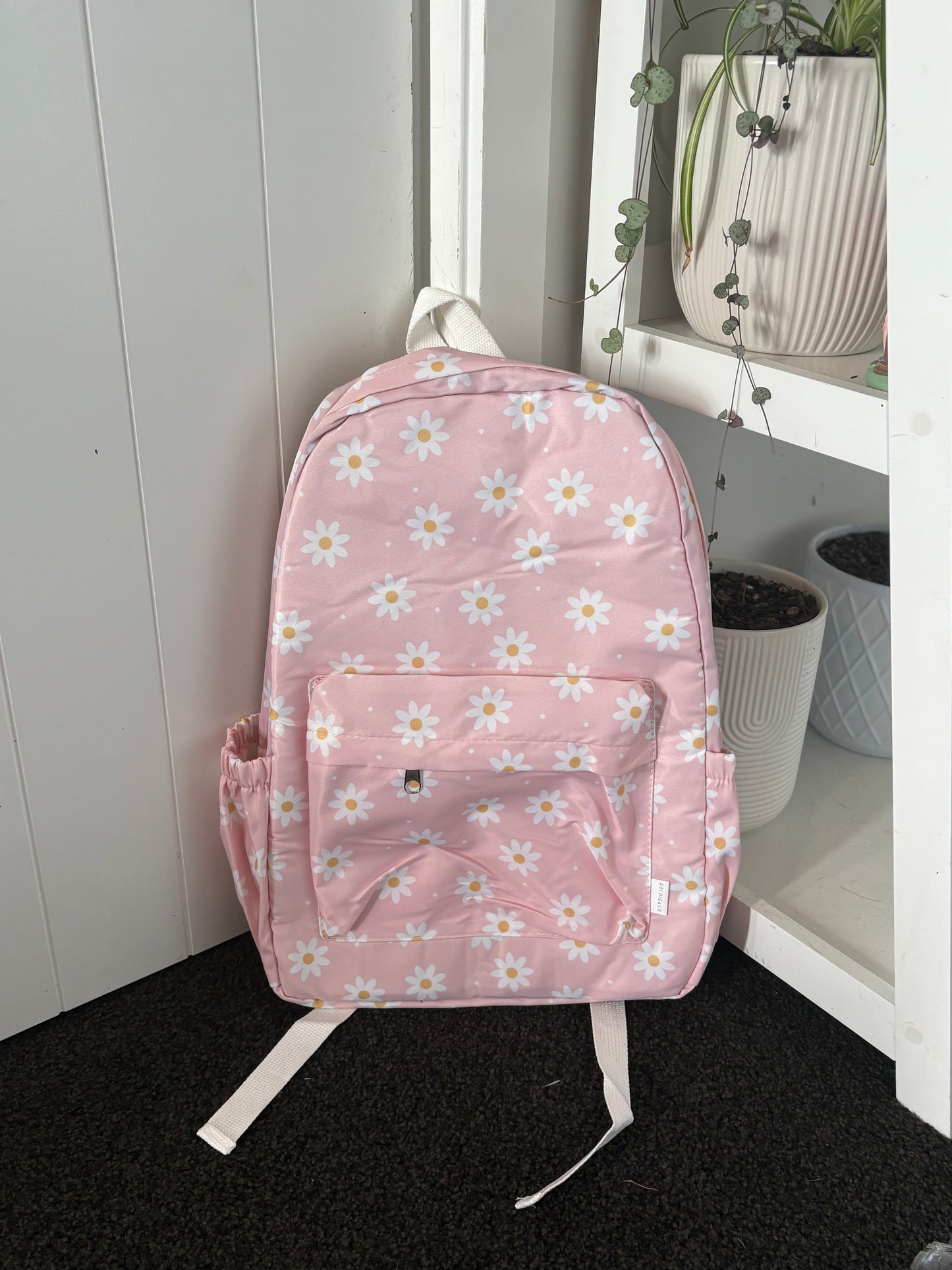 Pink Daisy Backpack
