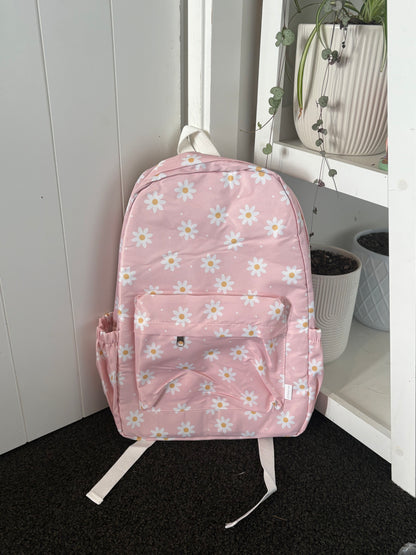 Pink Daisy Backpack