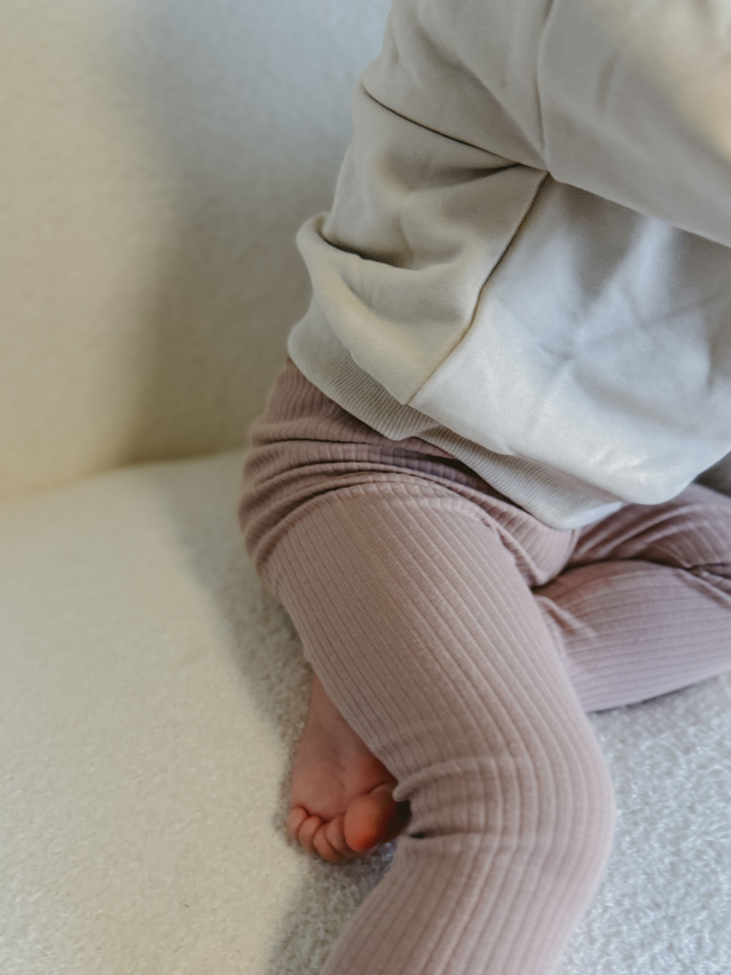 Organic Cotton Leggings | Dusty Pink