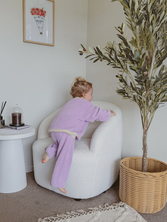 Cozy Club Knit | Jumper- Lilac