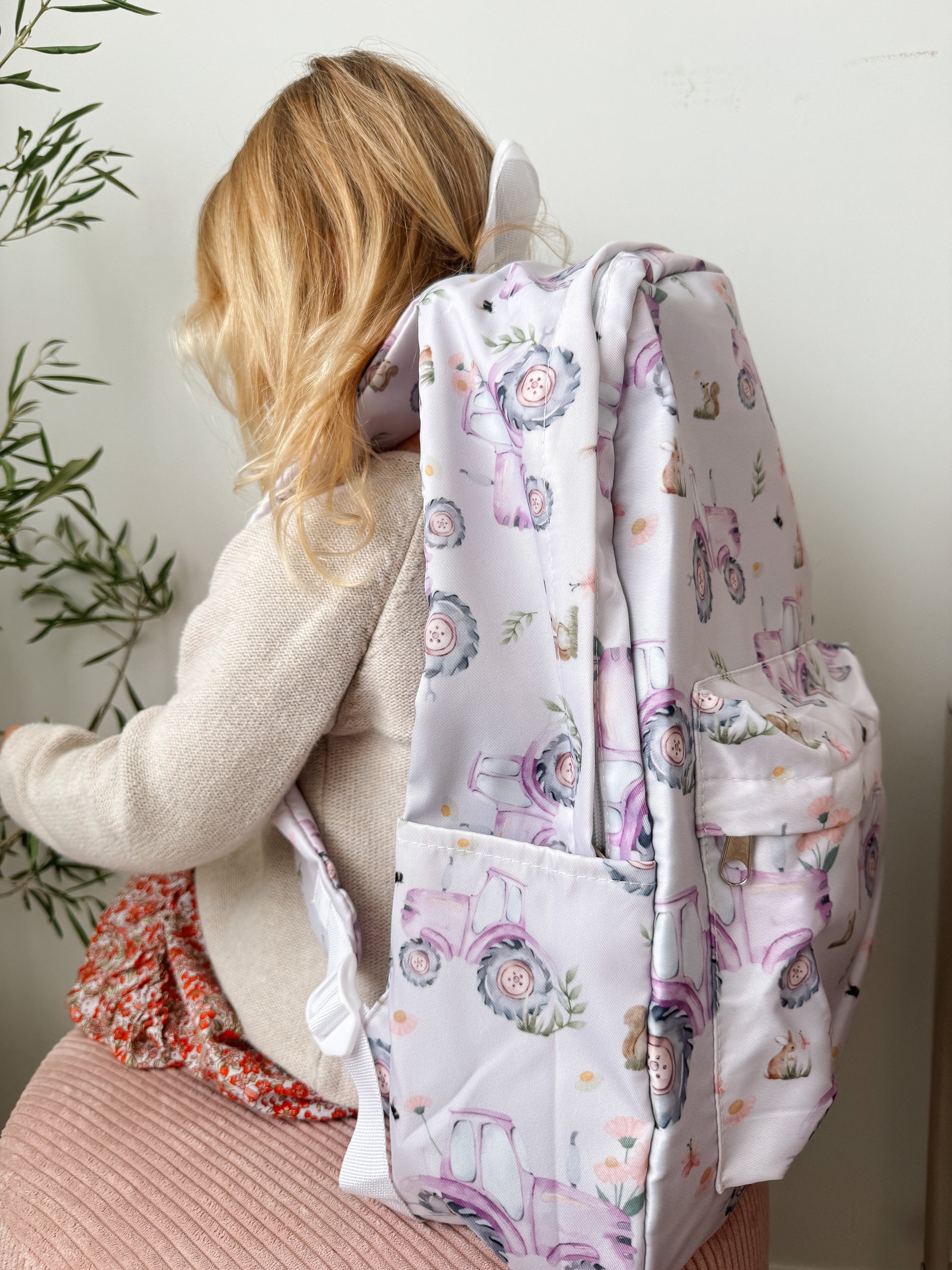 Tractor Girl Backpack