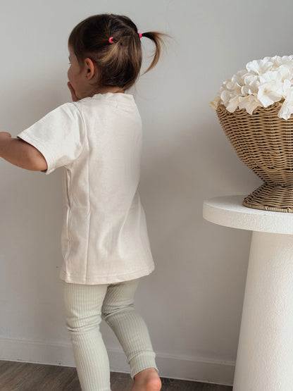 SECONDS Organic Cotton Leggings | Sage