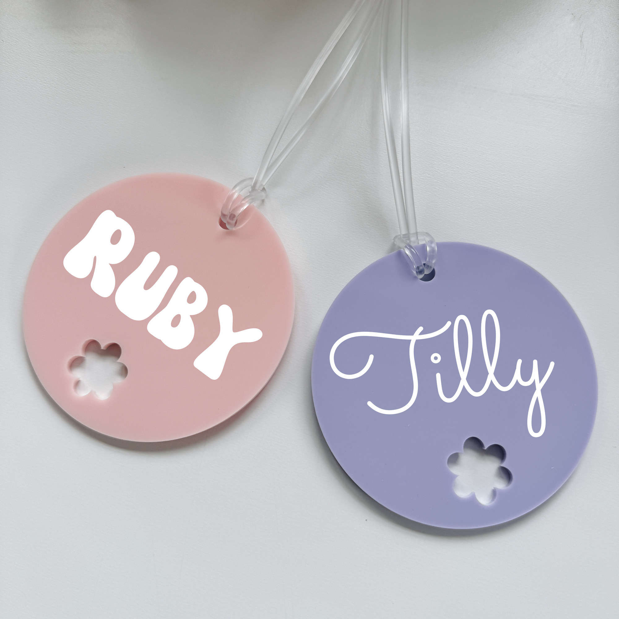 PERSONALISED ACRYLIC BAG TAG