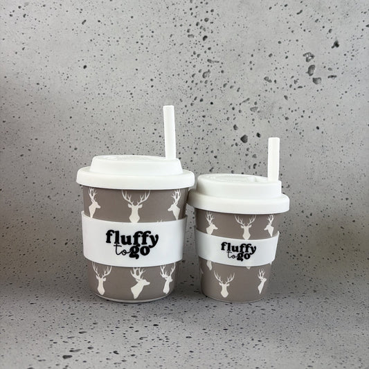Deer Head Fluffy Cup