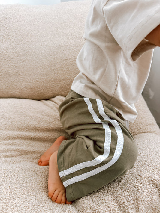 Everyday Stripe Pant | Forest