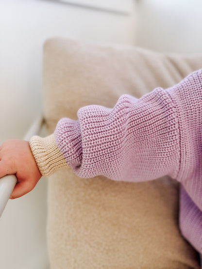 Cozy Club Knit | Jumper- Lilac