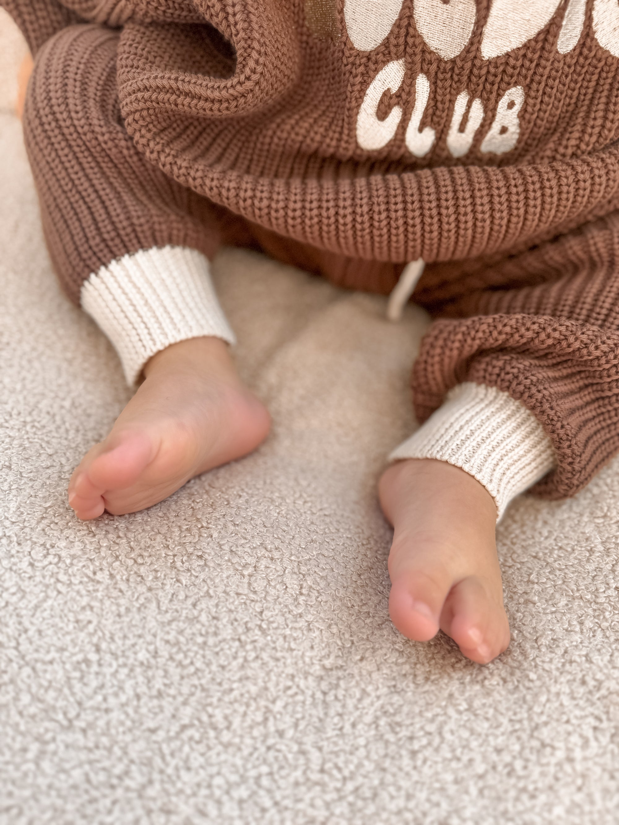 Cozy Club Knit | Pants - Chocolate