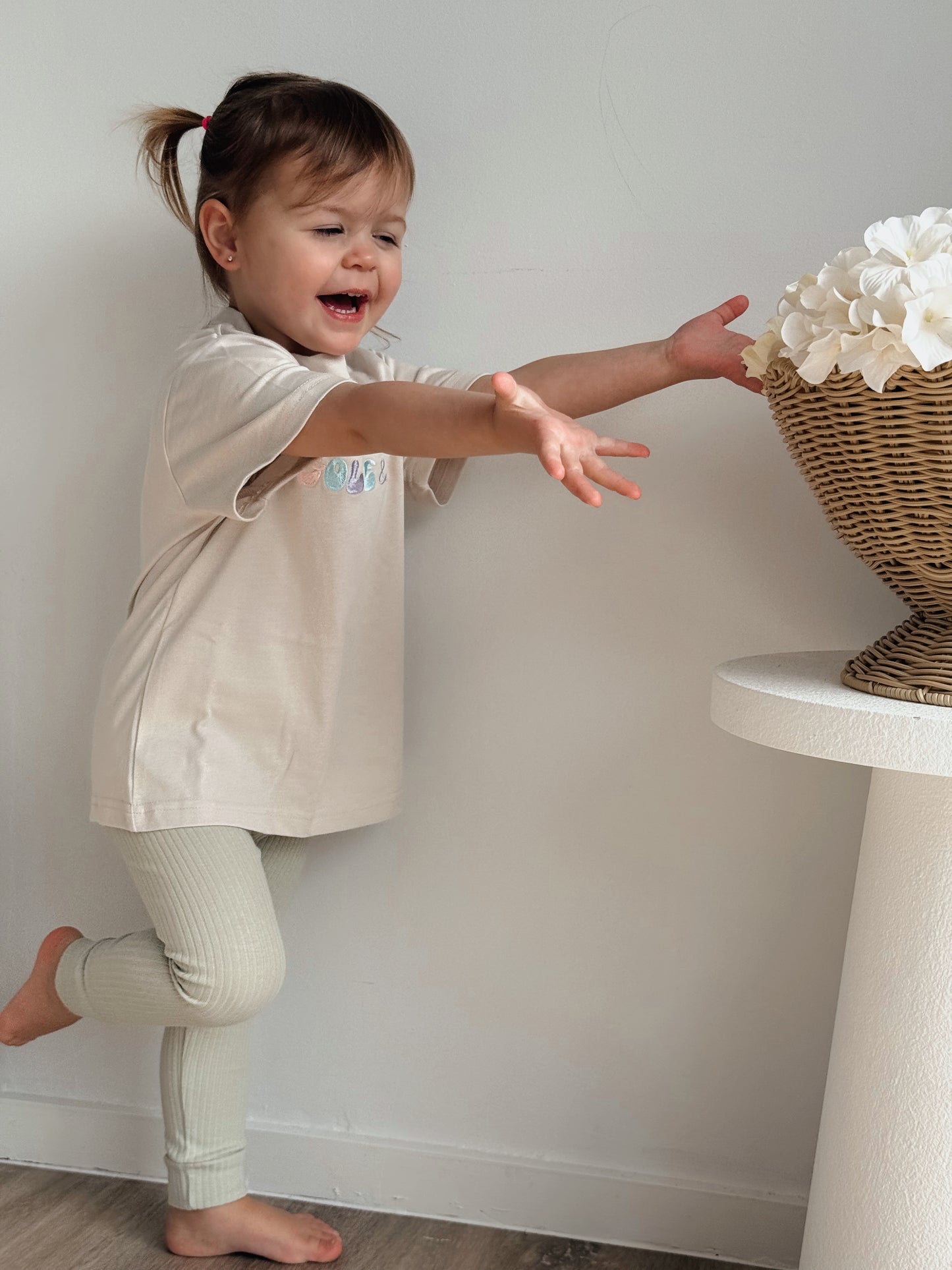 SECONDS Organic Cotton Leggings | Sage