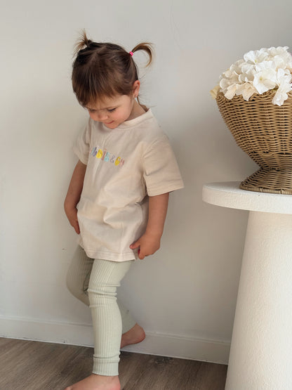 SECONDS Organic Cotton Leggings | Sage