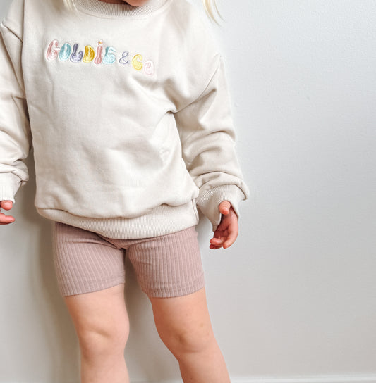 Organic Cotton Shorts | Dusty Pink