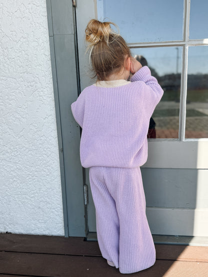 Cozy Club Knit | Jumper- Lilac