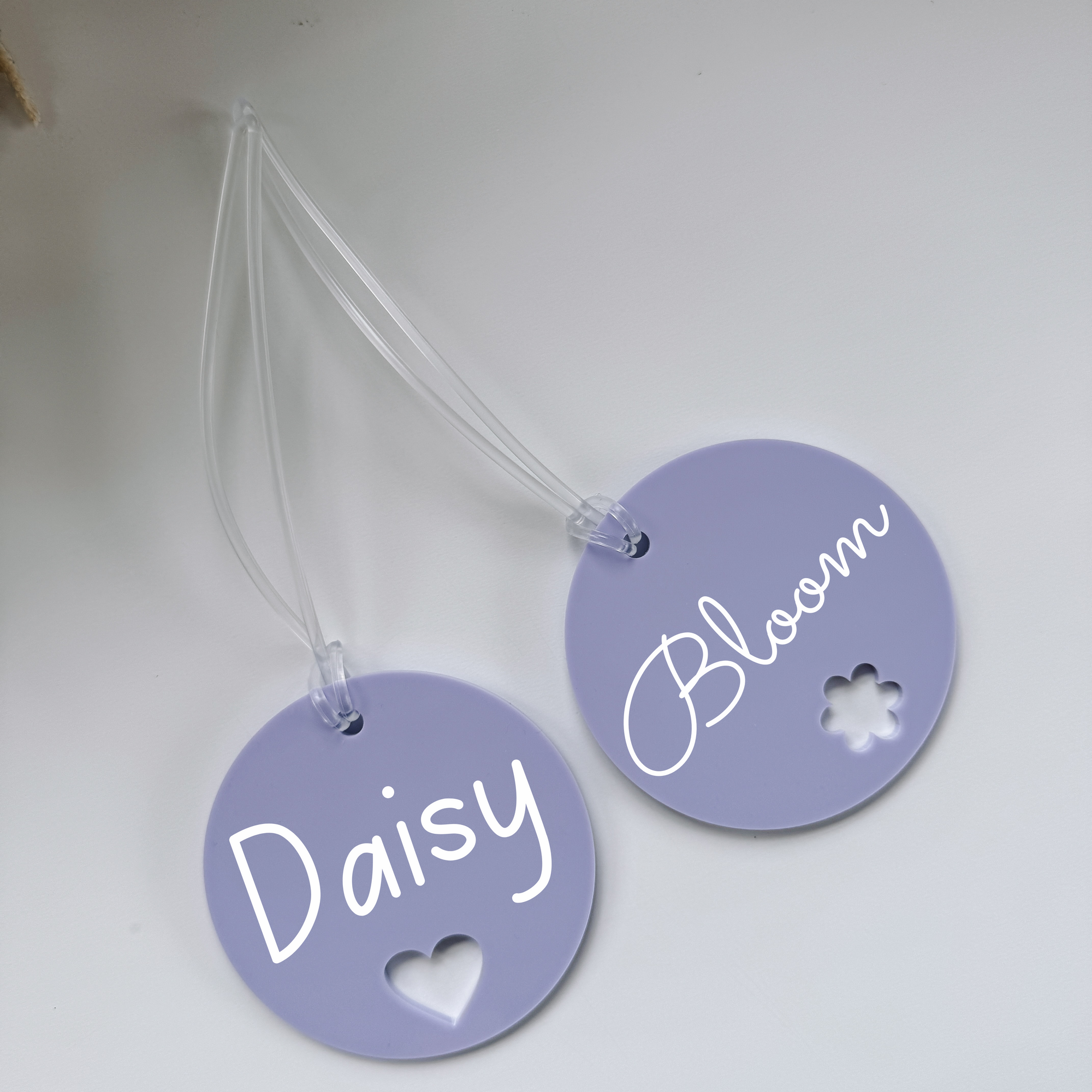 PERSONALISED ACRYLIC BAG TAG