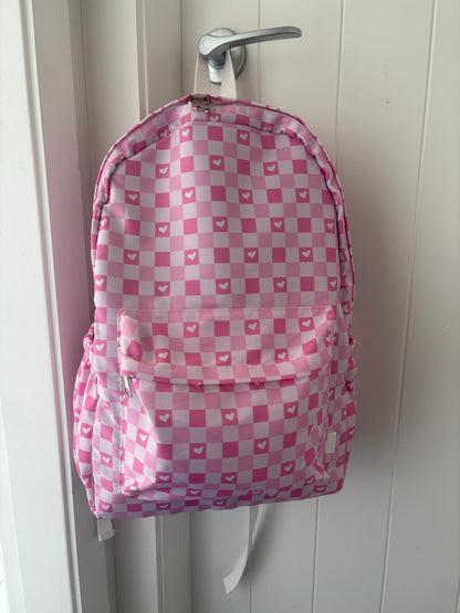 Pink Hearts Backpack