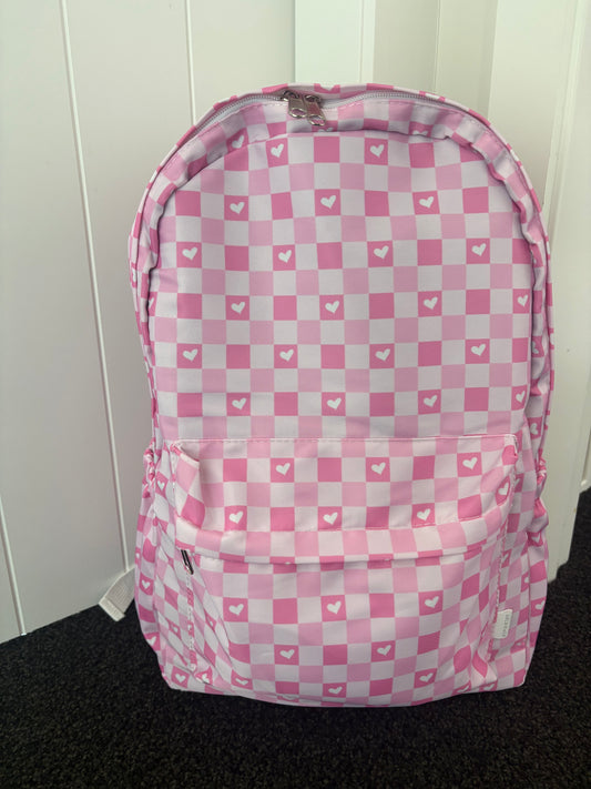 Pink Hearts Backpack