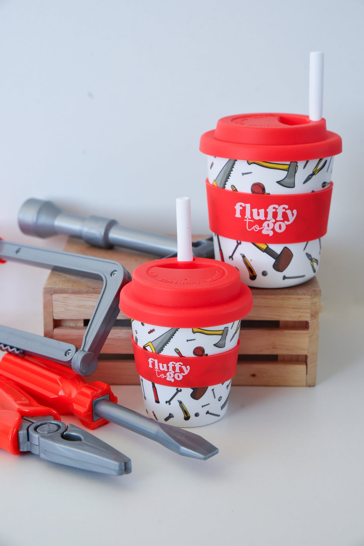 Tiny Tradie Fluffy Cup
